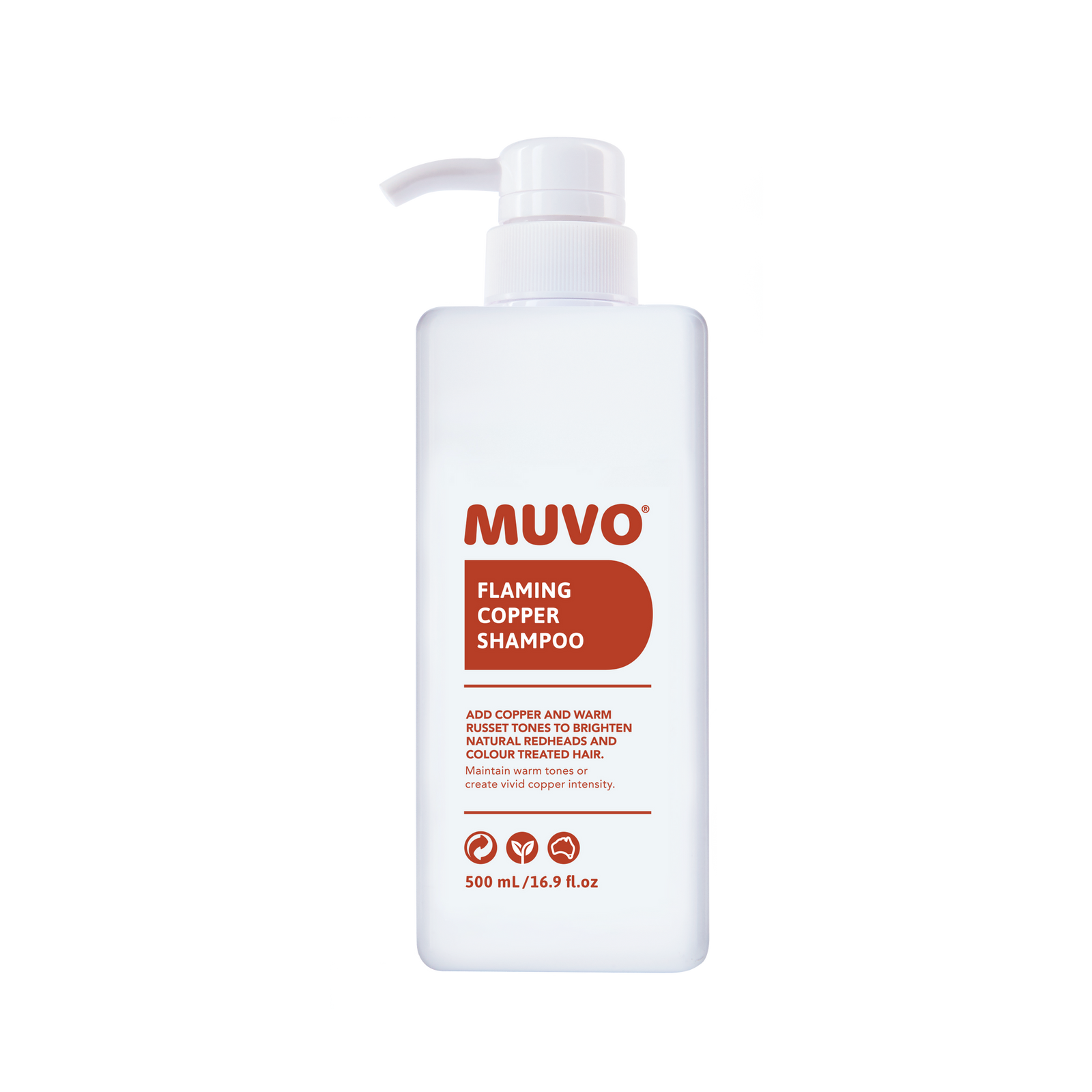 Muvo Flaming Copper Shampoo - 500ml
