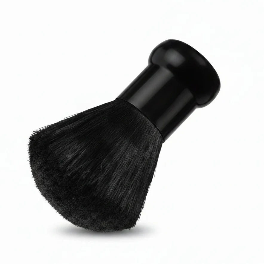 A Deluxe neck dusting brush for hairdressers and barbers