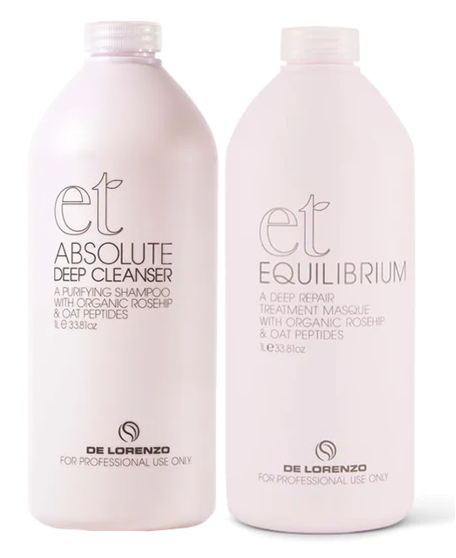 De Lorenzo Cleanser & Equilibrium Mask 1 Litre Duo