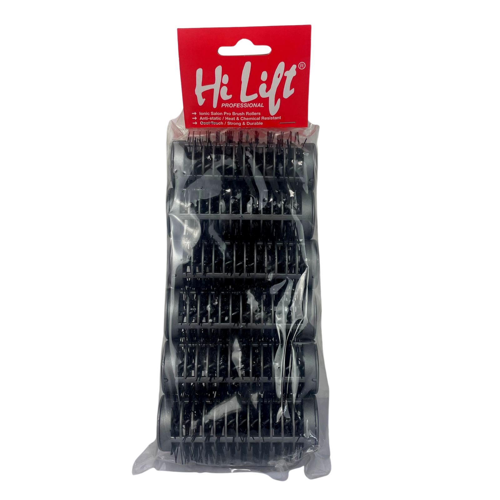 HiLift Ionic Salon Pro Brush Rollers Assorted Sizes - (6pcs)