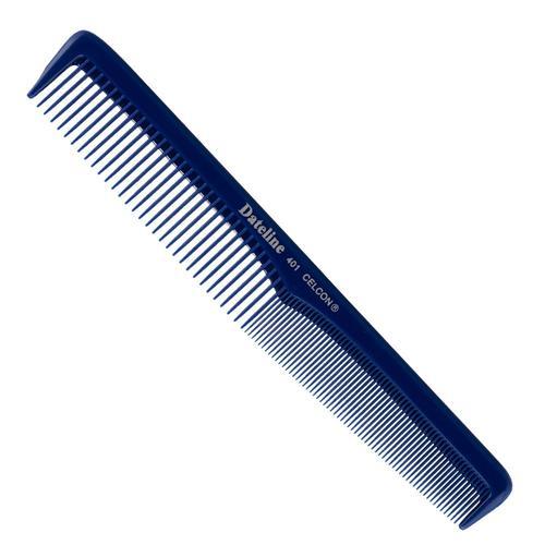 Dateline Professional Blue Celcon 401 Tapered Styling Comb - 17.5cm