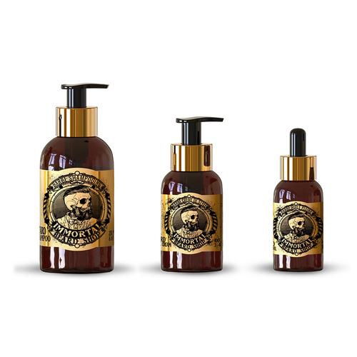 Immortal Beard Care Pack - Shampoo, Oil, Styling Cream
