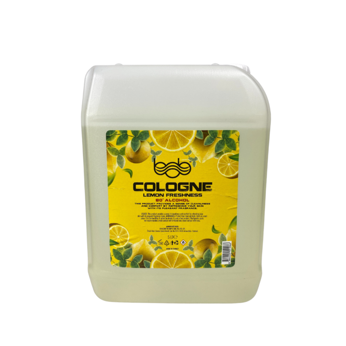 Bob Turkish Lemon Cologne 5 litres - 80% Alcohol