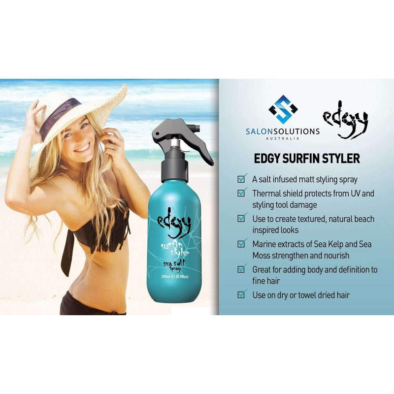 Edgy Haircare Surfin Styler Spray 200ml,Salon Supplies To Your Door