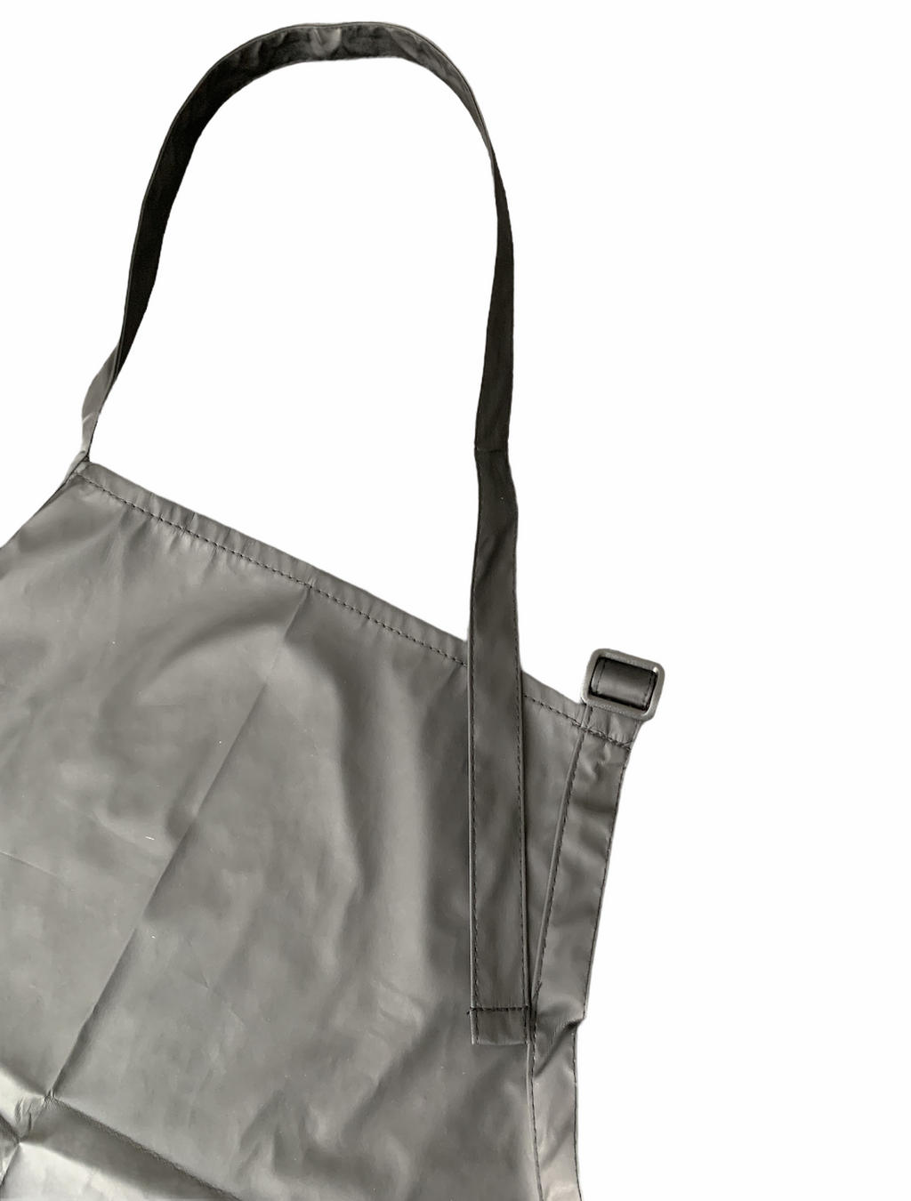 NFuzion Plain Plastic Apron - Black