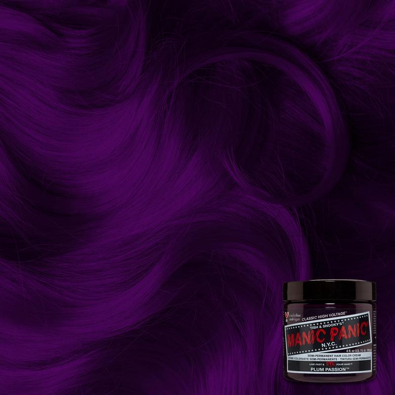 Manic Panic Plum Passion 118ml High Voltage® Classic Cream Formula Hair Color