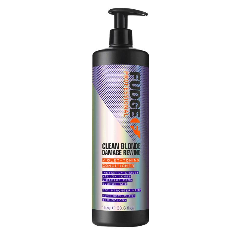 Fudge Clean Blonde Damage Rewind Violet Toning Conditioner 1L