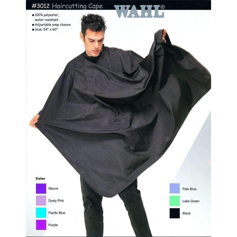 Wahl Polyester Cutting Cape WP3012 Black,Salon Supplies To Your Door