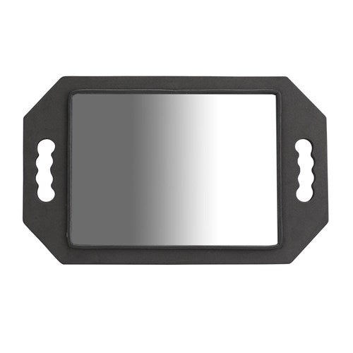 Rectangle Black Foam Mirror