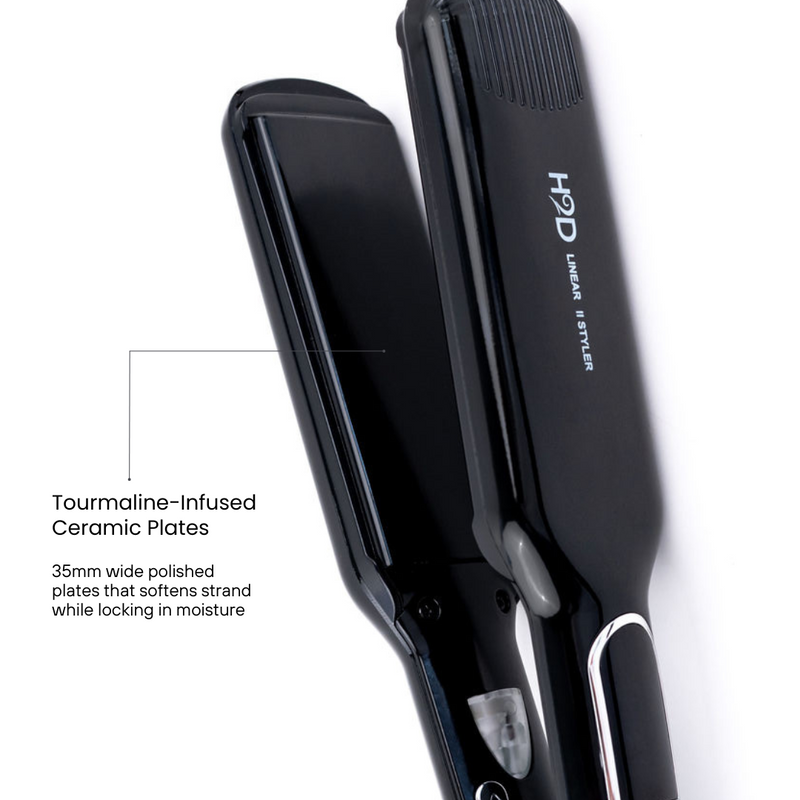 H2D Hair Matte Straightener Linear 11 Wide Plate