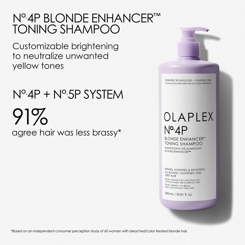 Olaplex No.4P Blonde Enhancer Toning Shampoo 1 Litre
