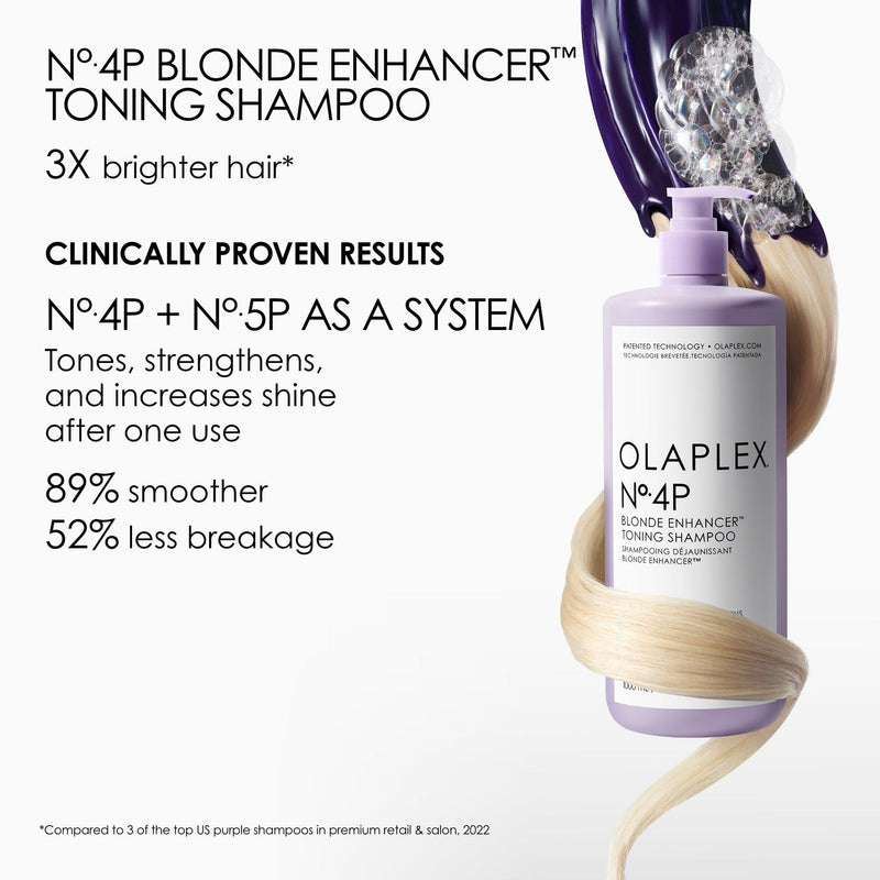 Olaplex No.4P Blonde Enhancer Toning Shampoo 1 Litre