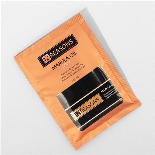 12 Reasons Marula Oil Mask 12pc Sachet Retail Display