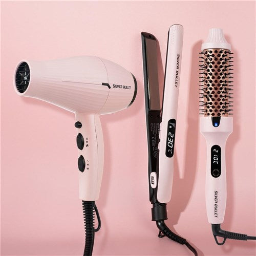 Silver Bullet City Chic Titanium Hair Straightener Pink