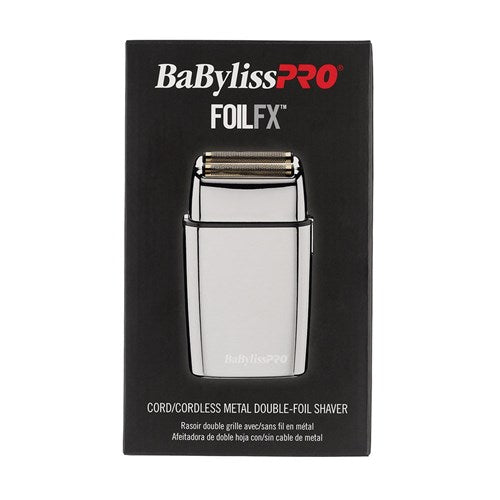 BaBylissPRO Foil FX02 Metal Double Foil Shaver - Silver