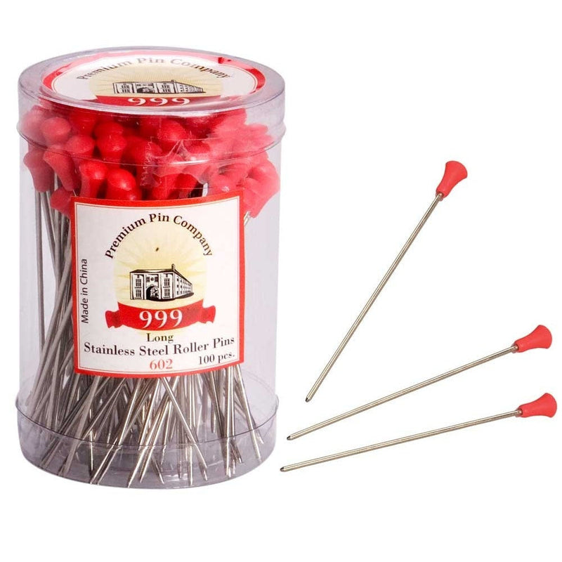 Metal Roller Pins 100Pk