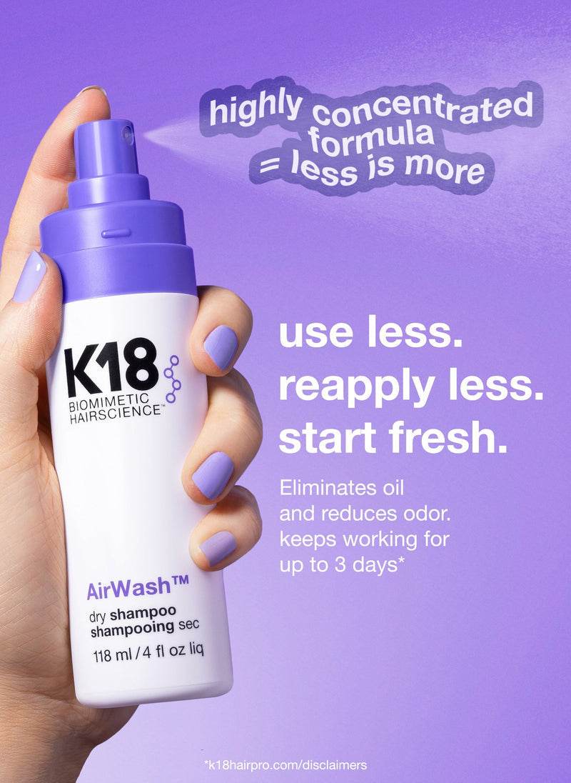 K18 Airwash Dry Shampoo 118ml