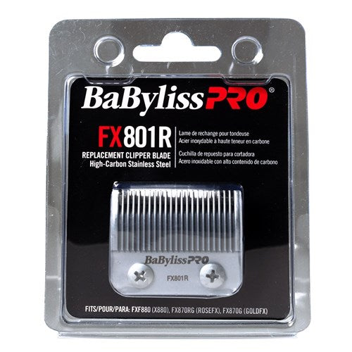 BaBylissPro replacement clipper blade in packaging on a white background