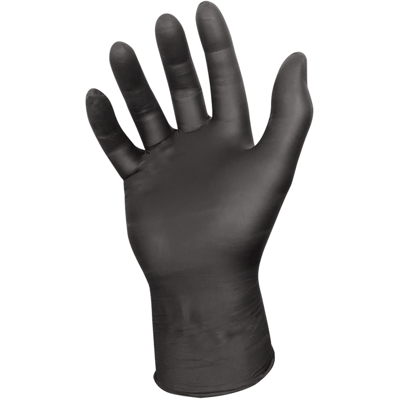 Black Air Nitrile Disposable Black Gloves 100 Pack