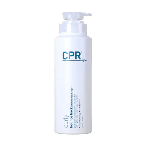 This CPR Curly Bounce Back Shampoo Hydrates, defines and embraces your curls. Gentle hydrating cleanser to eliminate frizz, add shine and define your curls