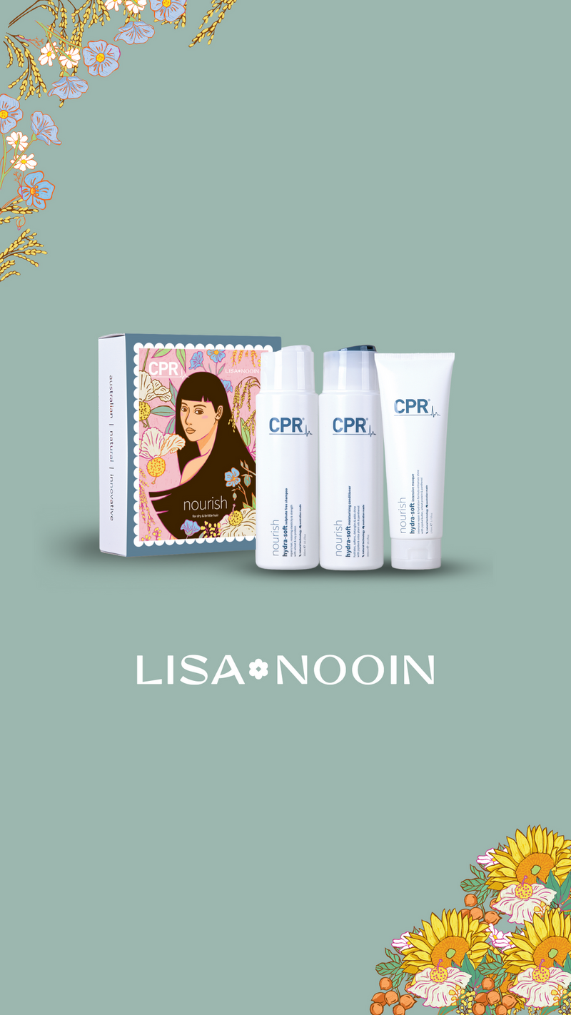 CPR Hair Nourish Trio Pack - Hydra-Soft Sulphate Free Shampoo, Moisturising Conditioner, and Intensive Masque for Deep Hydration and Hair Repair