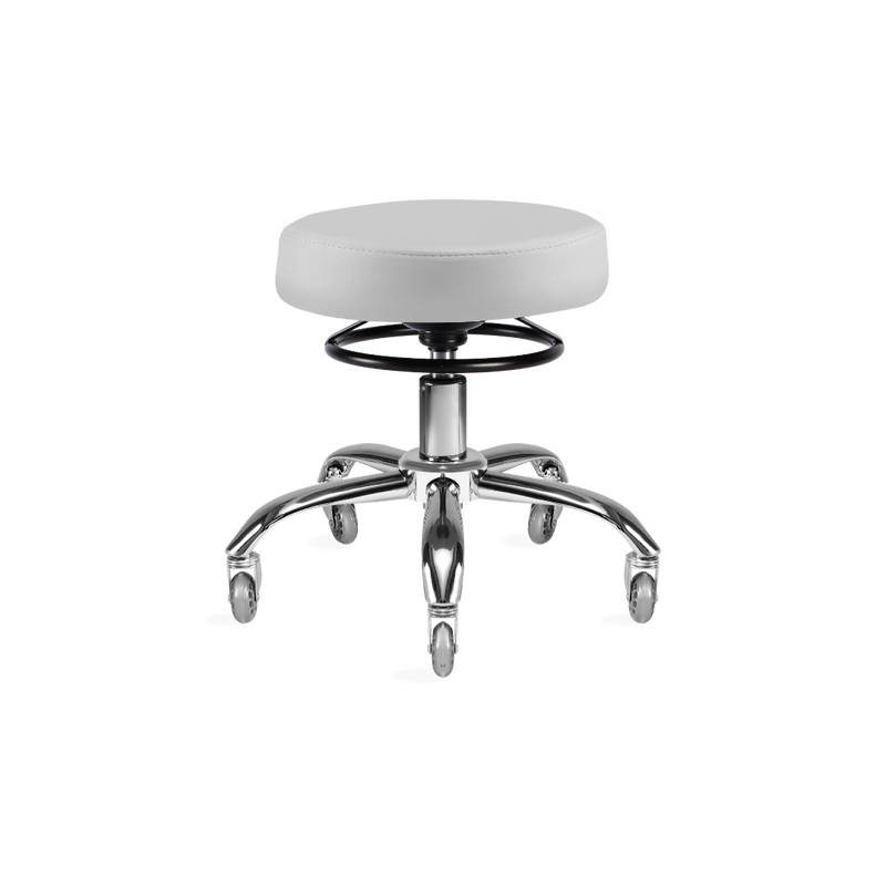 KSHE Salon Round Stool - White