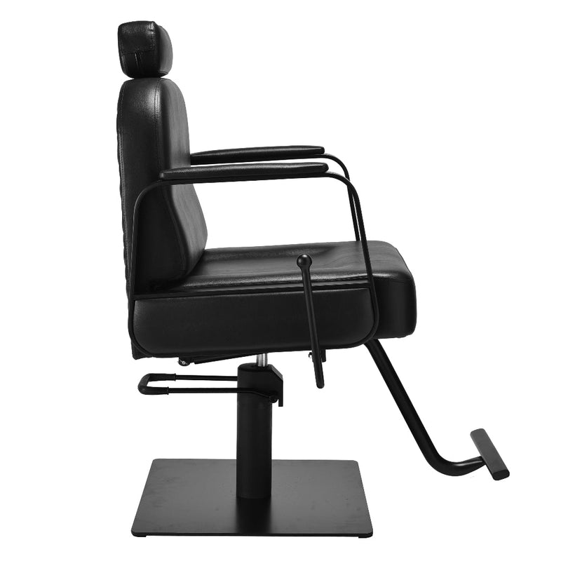 KSHE Lauren Brow Reclining Styling Chair - Black