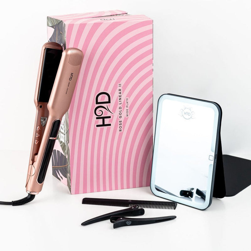 H2D Hair Matte Straightener Linear 11 Wide Plate