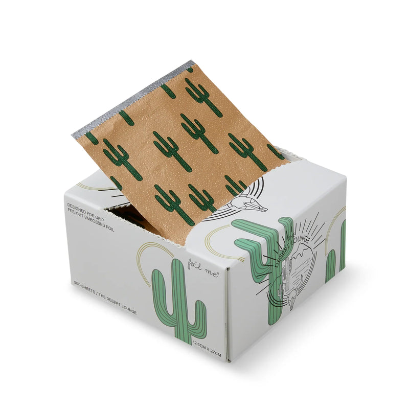 Foil Me ORIGINAL Pre-Cut Pop-Up Assorted Designs Foil 12.5 x 27cm (500 Sheets per Box)