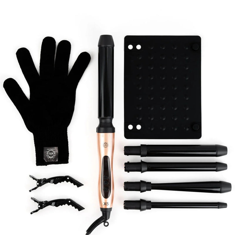H2D X5 Professional Curling Wand Rose Gold