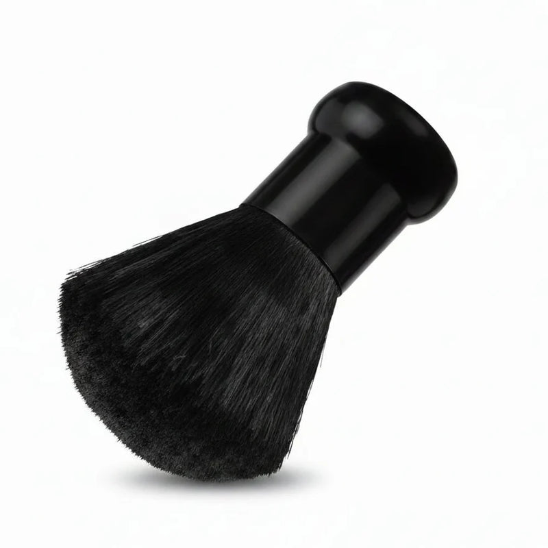 A Deluxe neck dusting brush for hairdressers and barbers
