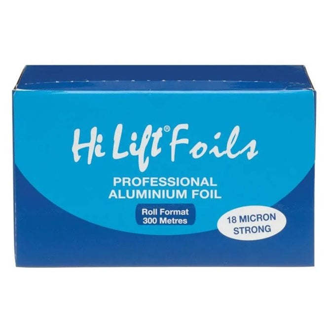 Box of HiLift Foils professional aluminium foil on a white background