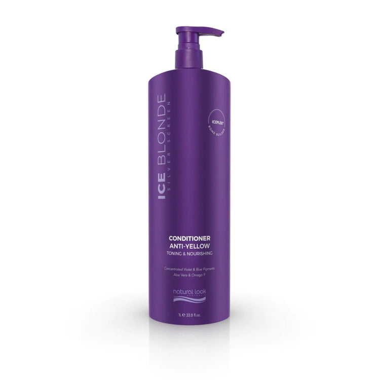 Natural Look Ice Blonde Silver Screen Anti-Yellow Toning & Nourishing Conditioner 1 Litre
