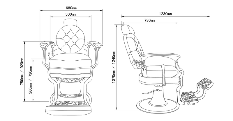 Lenny Barber Chair - Agave