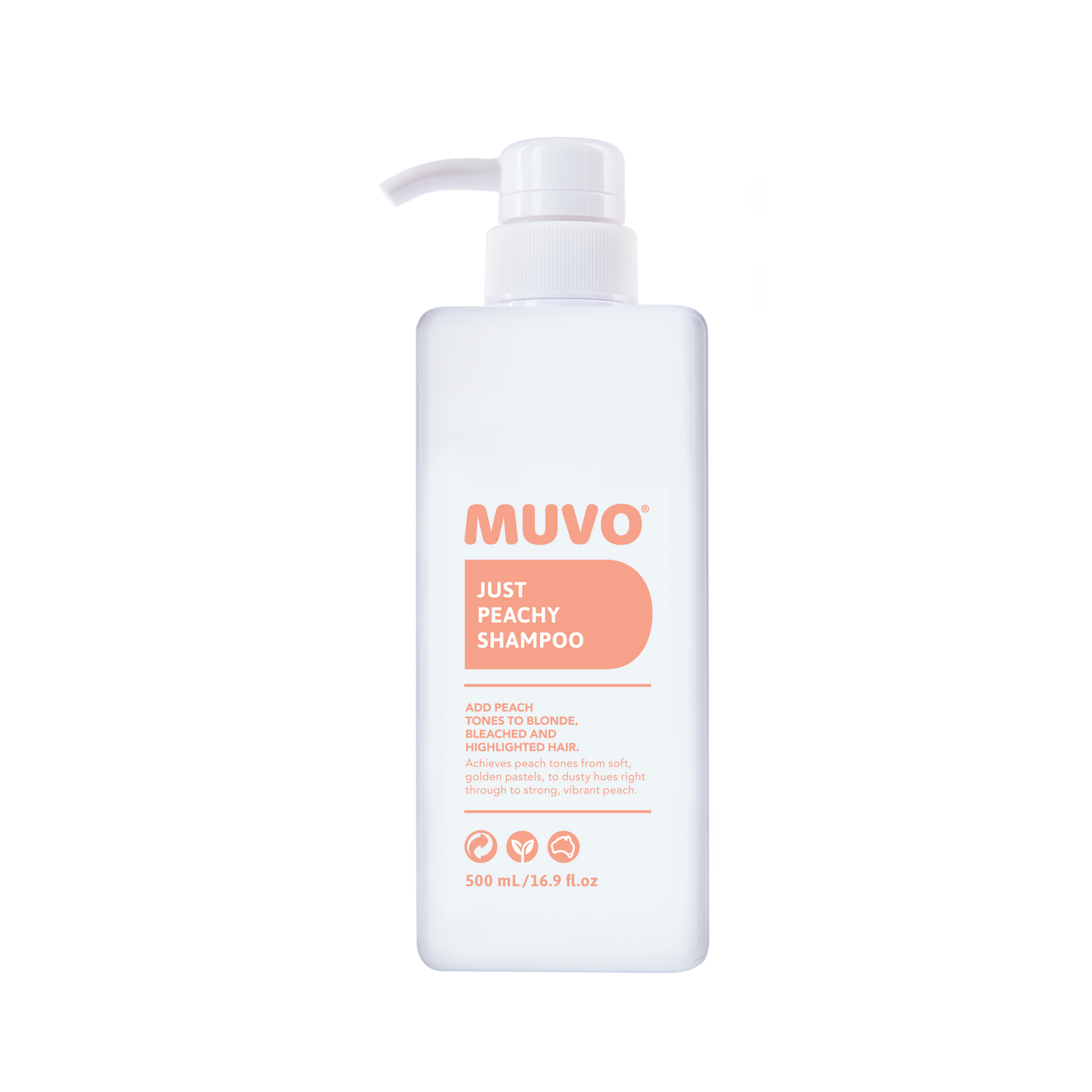 Muvo Just Peachy Shampoo - 500ml