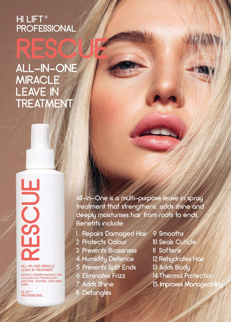Hi Lift RESCUE All-in-One Miracle Leave in Treatment Spray 200ml