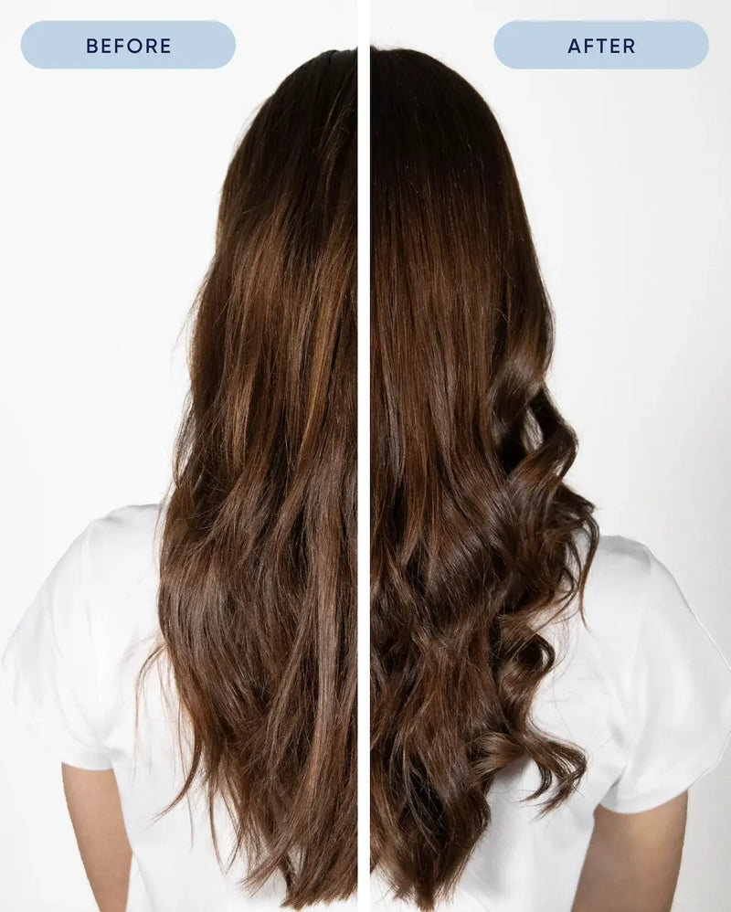 NAK Signature Glossy Glaze Masque creating glossy glass hair with mirror-like shine, smoothness and frizz control