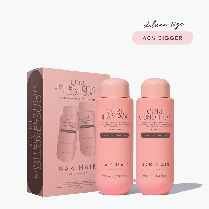 NAK Curl Shampoo & Conditioner 500ml Limited Edition Duo Pack