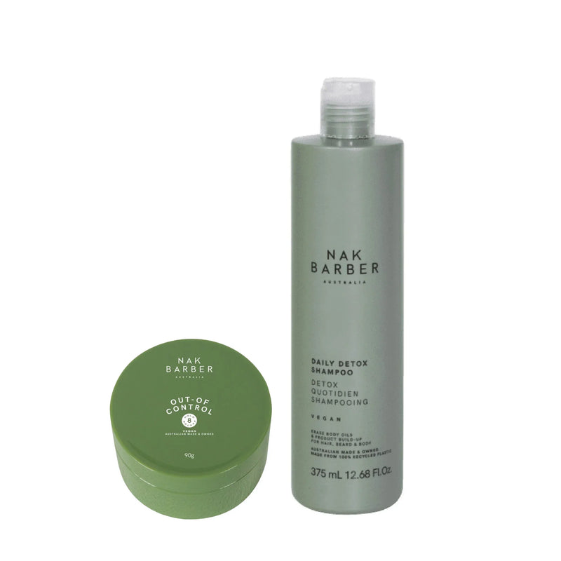 NAK Holiday Barber Out of Control Duo Grooming Collection