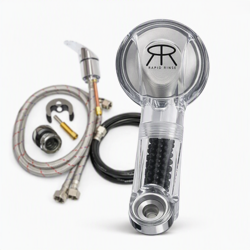 Joiken Rapid Rinse Complete Mixer Set with CHROME Mixer and Fittings