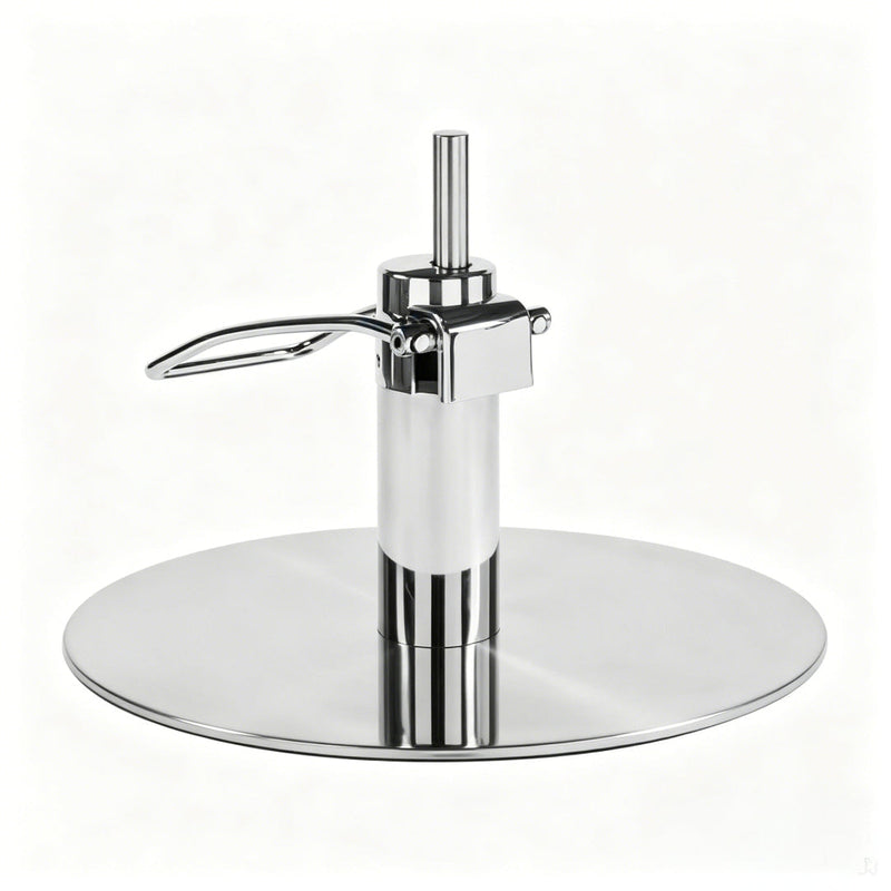 Round Hydraulic Base - Stainless Steel