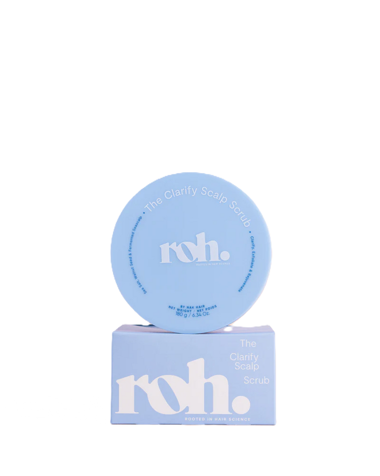 The ROH Clarify Scalp Scrub is a powerful solution for scalp health.