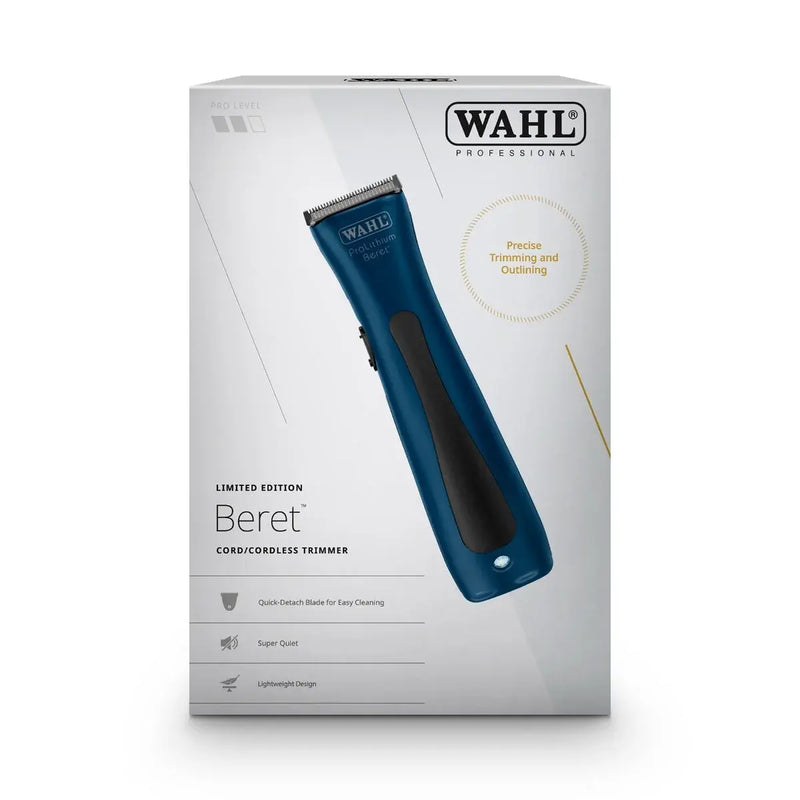 Wahl Beret Trimmer Pro Lithium Professional Cord/Cordless Trimmer LIMITED EDITION - BLUE