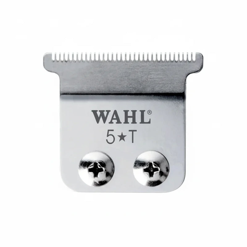 Wahl ALign hair trimmer blade with '5★T' marking on a white background