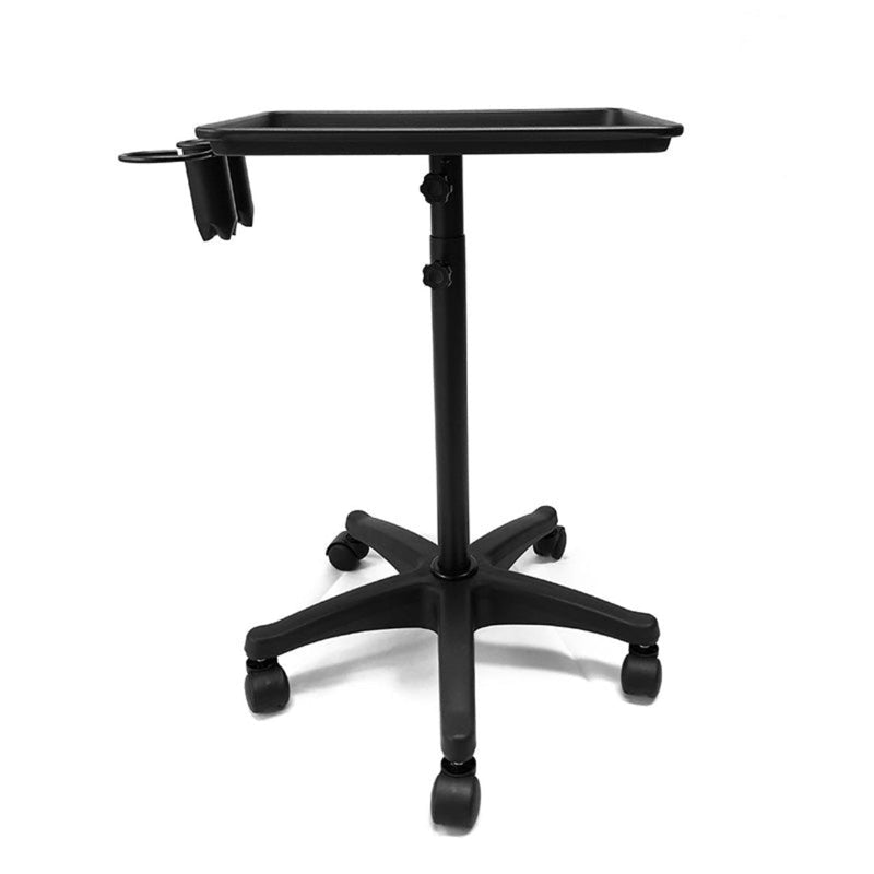 Salon Hairdressers Tray Service Trolley - Black