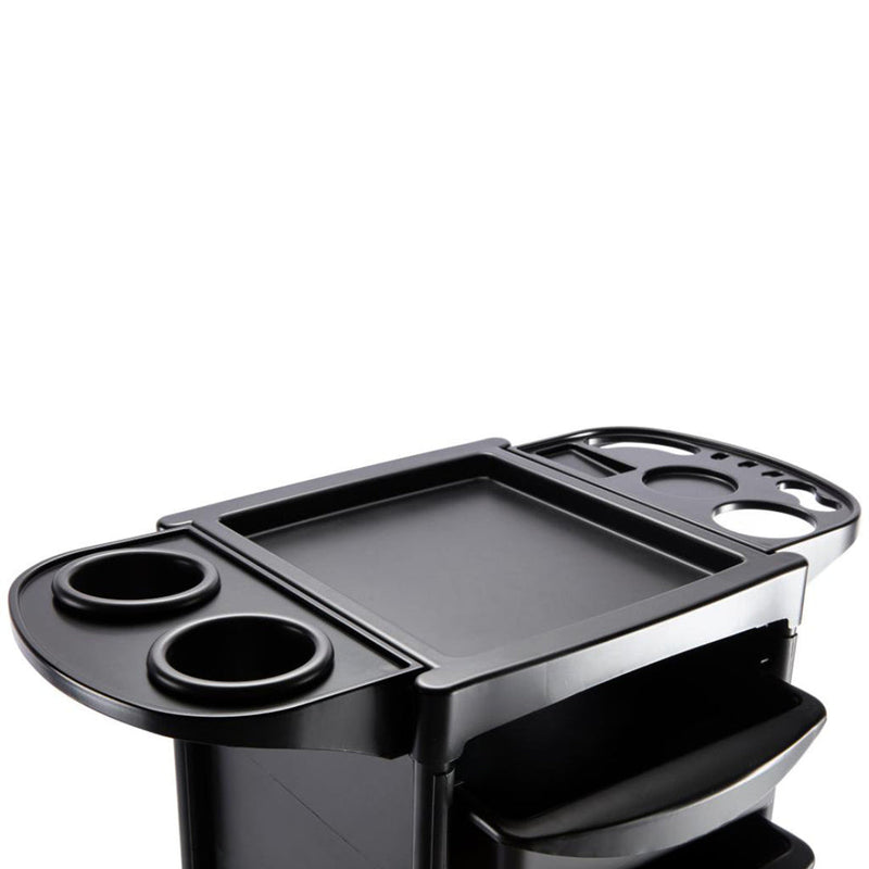 Carlos Hairdressers Salon Trolley - Black
