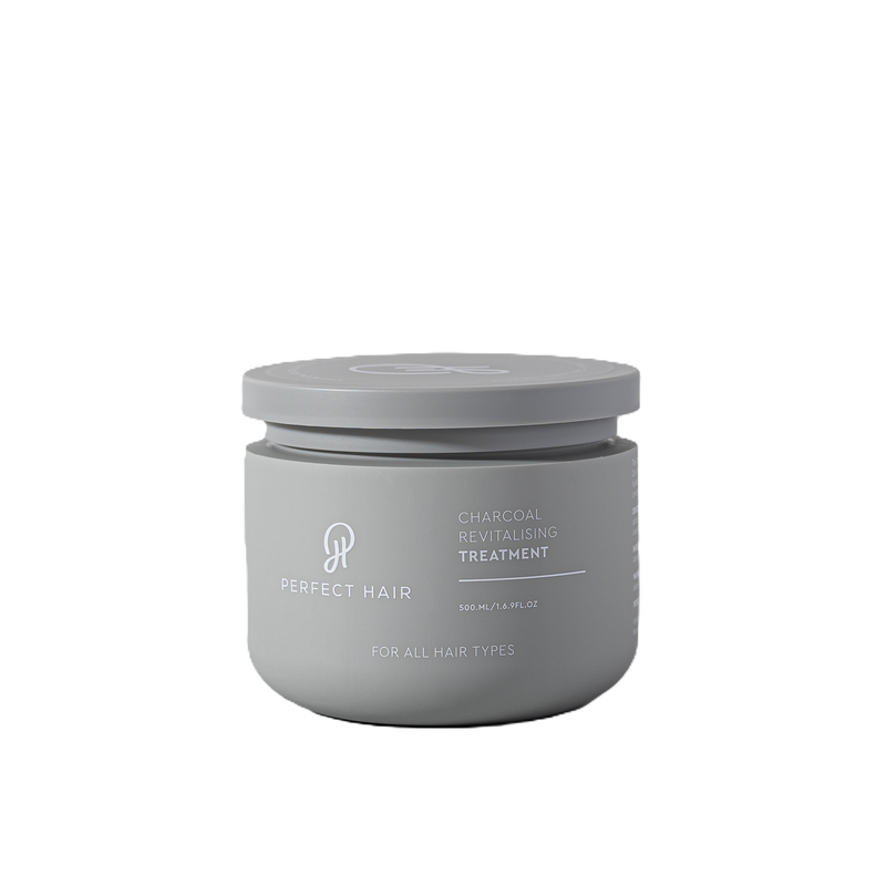 Perfect Hair Charcoal Treatment 500ml  This cream-based treatment is designed to absorb oil, clean, and repair all hair types.