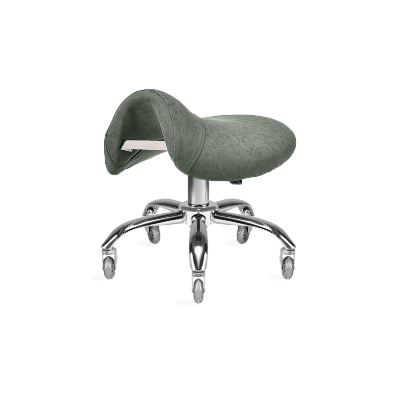 KSHE Salon Saddle Stool - Agave