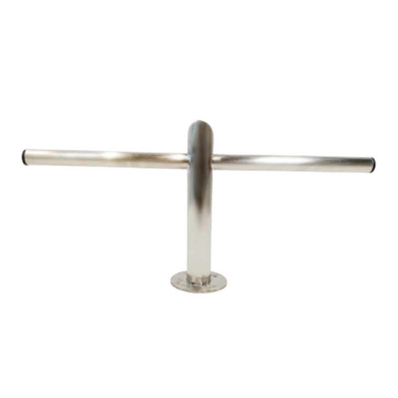 Salon Cross Footrest - Stainless Steel