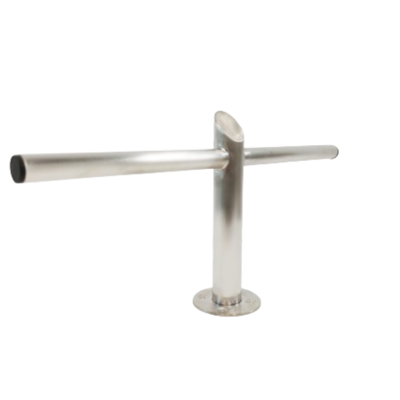 Salon Cross Footrest - Stainless Steel